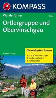 Cover Kompass Wanderführer Ortlergruppe und Obervinschgau