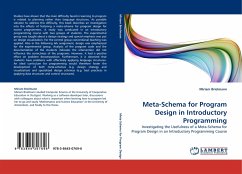 Meta-Schema for Program Design in Introductory Programming