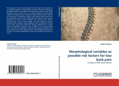 Morphological variables as possible risk factors for low back pain - Watson, Estelle