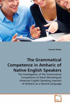 The Grammatical Competence in Amharic of Native English Speakers - Wube, Samuel