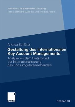 Gestaltung des internationalen Key Account Managements - Schlüter, Andrea