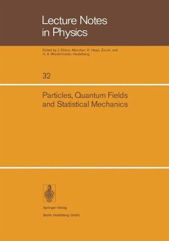 Particles, Quantum Fields and Statistical Mechanics