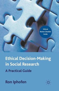 Ethical Decision Making in Social Research - Iphofen, R.