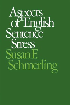 Aspects of English Sentence Stress - Schmerling, Susan F.