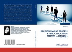 DECISION MAKING PROCESS in PUBLIC EDUCATION CENTERS in ISTANBUL