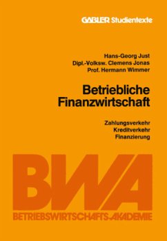 Betriebliche Finanzwirtschaft - Just, Hans-Georg