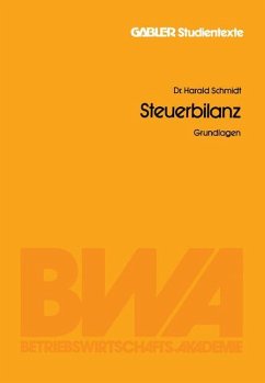 Steuerbilanz - Schmidt, Harald