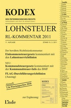 KODEX Lohnsteuer Richtlinien-Kommentar 2011 (Kodex des Österreichischen Rechts)