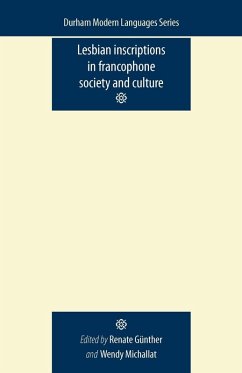 Cover Lesbian Inscriptions in Francophone Society and Culture