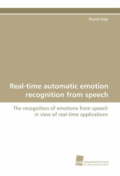 Real-time automatic emotion recognition from speech - Vogt, Thurid