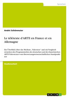 Le télétexte d'ARTE en France et en Allemagne - Schönmaier, André