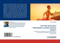 Can Post Activation Potentiation acutely improve power? - Hutchings, Terry