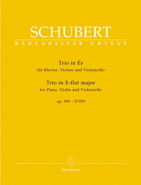 Trio für Klavier, Violine und Violoncello Es-Dur op. 100 D 929