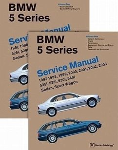 BMW 5 Series 2 Vol (E39 Service Manual: 1997, 1998, 1999, 2000, 2001, 2002, 2003: 525i, 528i, 530i, 540i, Sedan, Sport Wagon - Bentley Publishers