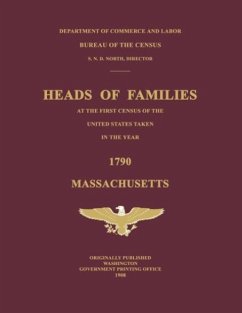 Heads of Families at the First Census of the United States Taken in the Year 1790 - United States, Bureau Of The Census