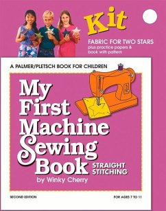 My First Machine Sewing Book Kit: Straight Stitching - Cherry, Winky