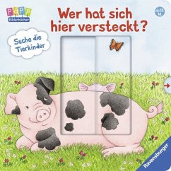 Wer hat sich hier versteckt? Suche die Tierkinder - Cuno, Sabine