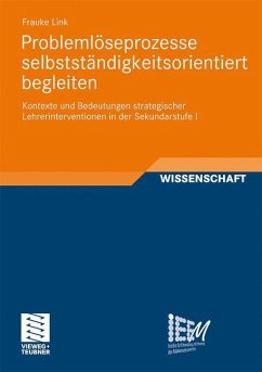 Problemlöseprozesse selbstständigkeitsorientiert begleiten - Link, Frauke