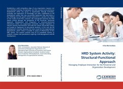 HRD System Activity: Structural-Functional Approach - Borovskaia, Irina