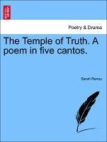 The Temple of Truth. A poem in five cantos. - Renou, Sarah