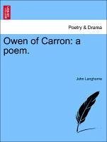 Owen of Carron: a poem. - Langhorne, John