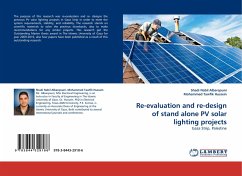 Re-evaluation and re-design of stand alone PV solar lighting projects - Albarqouni, Shadi Nabil;Tawfik Hussein, Mohammed