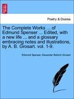 Spenser, E: Complete Works ... of Edmund Spenser ... Edited,: Vol. V, the Faerie Queene, Book I