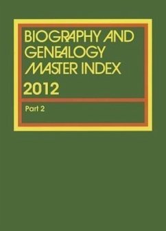 Biography and Genealogy Master Index Supplement 2012