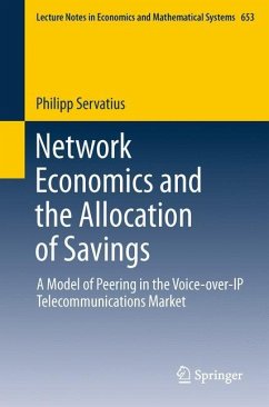 Network Economics and the Allocation of Savings - Servatius, Philipp