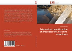 Préparation, caractérisation et propriétés ONL des semi-organiques - Bouchouit, Karim