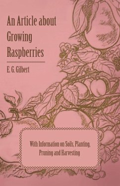 An Article about Growing Raspberries with Information on Soils, Planting, Pruning and Harvesting - Gilbert, E. G.