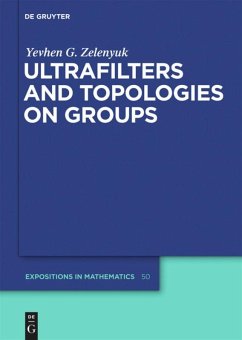 Ultrafilters and Topologies on Groups - Zelenyuk, Yevhen