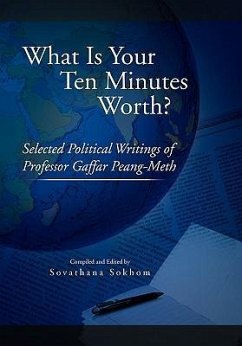 What Is Your Ten Minutes Worth? - Sokhom, Sovathana