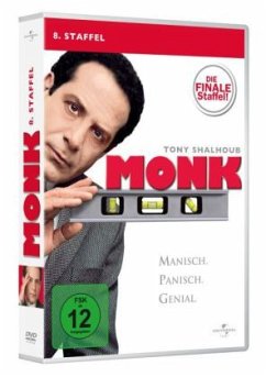 Monk - Season 8 DVD-Box - Tony Shalhoub,Traylor Howard,Ted Levine