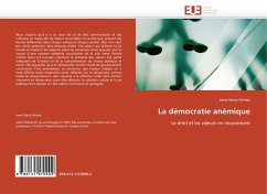 La démocratie anémique - Portela, Irene Maria