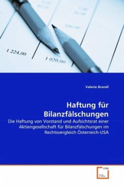 Haftung für Bilanzfälschungen - Brandl, Valerie