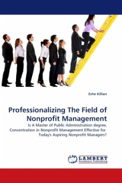 Professionalizing The Field of Nonprofit Management