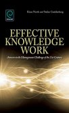 Effective Knowledge Work