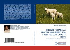 BROWSE FOLIAGE AS PROTEIN SUPPLEMENT FOR SHEEP FED LOW QUALITY DIETS