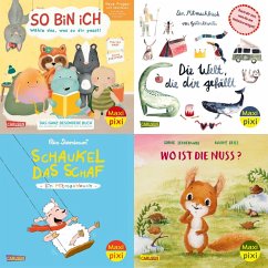 Cover Maxi-Pixi-4er-Set 122: Neue Bilderbücher zum Mitmachen (4x1 Exemplar)