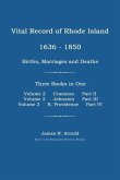 Vital Record of Rhode Island 1636-1850