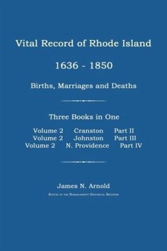 Vital Record of Rhode Island 1636-1850 - Arnold, James N