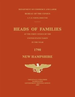 Heads of Families at the First Census of the United States Taken in the Year 1790 - United States, Bureau Of The Census