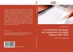 Le vocabulaire spécifique des événements de Kabylie (Algérie) 2001-2005