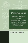 Petroglyphs (Rock Carvings) in the Susquehanna River near Safe Harbor, Pennsylvania