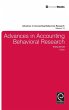 Advances in Accounting Behavioral... - Bild 1