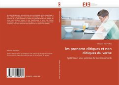 Cover les pronoms clitiques et non clitiques du verbe