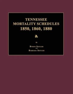 Tennessee Mortality Schedules 1850, 1860, 1880 - Sistler, Byron; Sistler, Barbara; Sistler, Byron