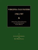 Virginia Tax Payers 1782 - 1787; Other Than Those Published by the United States Census Bureau