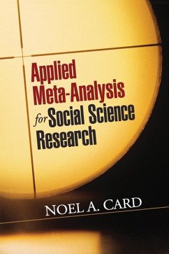 Applied Meta-Analysis for Social Science Research - Card, Noel A